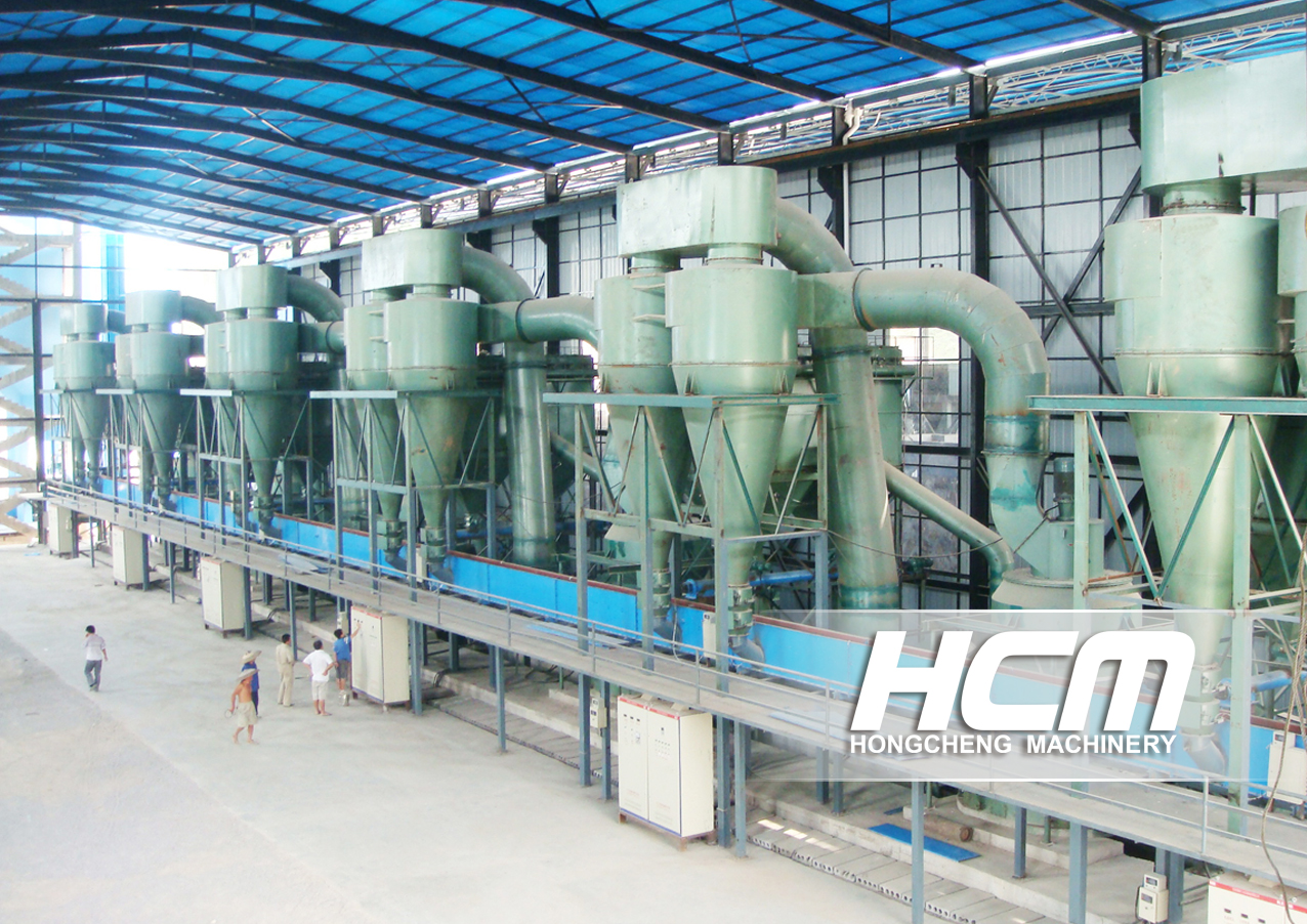 Wollastonite powder making production line is crucial to the intensive processing of Wollastonite & increase of product’s added value. Guilin Hong Cheng which specializes in the area of milling machine keeps pursuing perfection and innovating, we refine the traditional wollastonite powder making production line to make it  better meet the demand in market. The new type wollastonite powder making production line with excellent performance &high cost performance shows its advancement in actual production.
