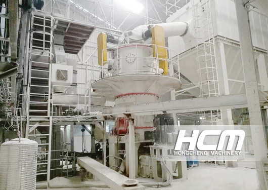 HCM Machinery, HLMX1100 Ultra-fine Vertical Mill, 100,000t/year calcium oxide powder project of Hesh