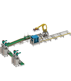 Full-automatic Packaging And Stacking Production Line